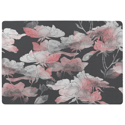 Benjamin Tate Design Imprints Flowers And Leaves Of Wild Rose Special Soft Home Rug from B&Q