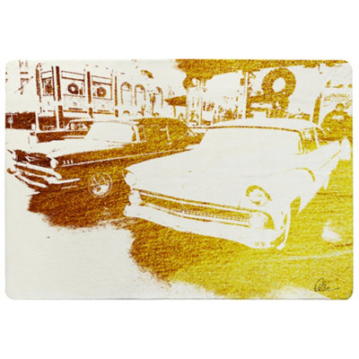 Benjamin Tate Design Cool Cars Special Soft Home Rug from B&Q