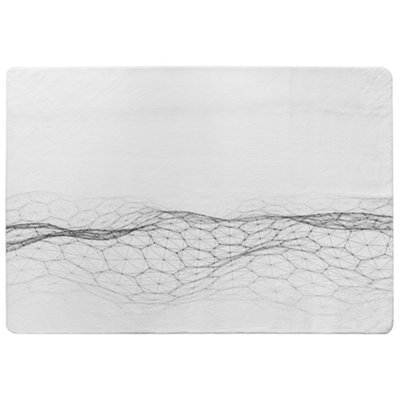 Benjamin Tate Design Futuristic Digital Landscape Special Soft Home Rug from B&Q