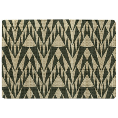 Benjamin Tate Design Geo Pattern Special Soft Home Rug from B&Q