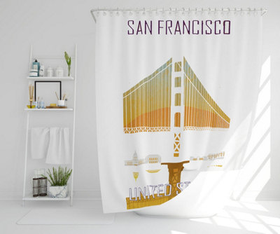 Andrew Lee San Francisco (Shower Curtain) / Default Title from B&Q