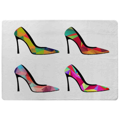 Benjamin Tate Design Geometric High Heels Special Soft Home Rug