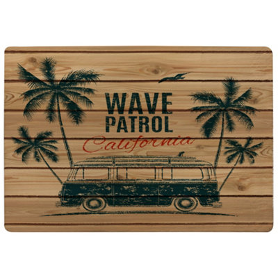 Benjamin Tate Design California Wave Patrol Special Soft Home Rug from B&Q