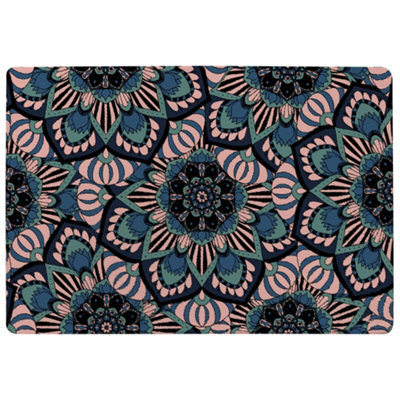 Benjamin Tate Design Mandalas Pattern Special Soft Home Rug