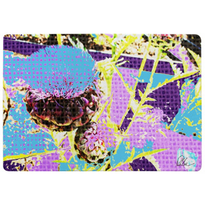Benjamin Tate Design Afro Plants Special Soft Home Rug from B&Q
