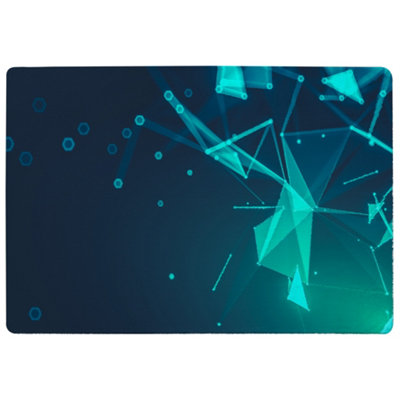 Benjamin Tate Design Polygonal Space Special Soft Home Rug from B&Q
