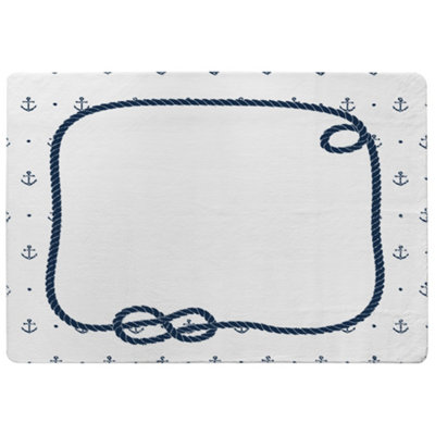 Benjamin Tate Design Rope Doodle Special Soft Home Rug from B&Q