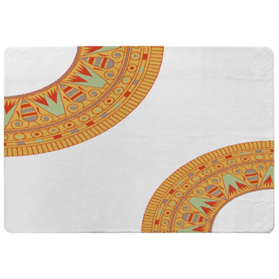 Benjamin Tate Design Egyptian Hieroglyphs Special Soft Home Rug
