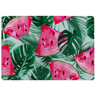 Benjamin Tate Design Watermelon Special Soft Home Rug from B&Q