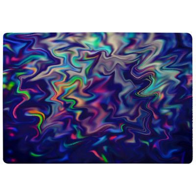 Benjamin Tate Design Psychedelic Marble Special Soft Home Rug from B&Q