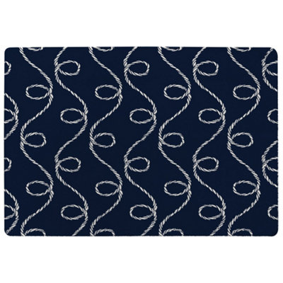 Benjamin Tate Design Swirled Rope Special Soft Home Rug from B&Q