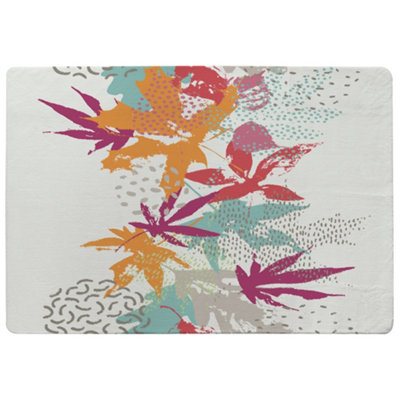 Benjamin Tate Design Japanese Maple Special Soft Home Rug from B&Q