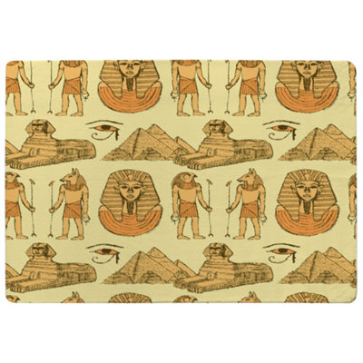 Benjamin Tate Design Egyptians & Sphinx Special Soft Home Rug from B&Q