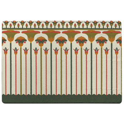 Benjamin Tate Design Egyptian Ornament Special Soft Home Rug from B&Q