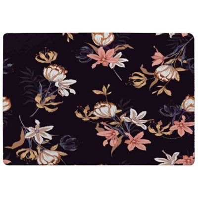 Benjamin Tate Design Blossoming Flowers Special Soft Home Rug