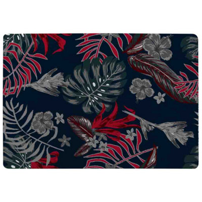 Benjamin Tate Design Leaves Of Tropical Plants Special Soft Home Rug from B&Q