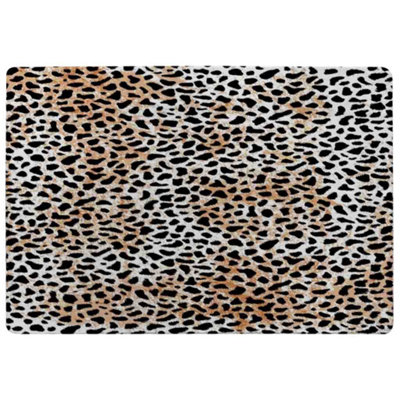 Benjamin Tate Design Leopard Spots Special Soft Home Rug from B&Q