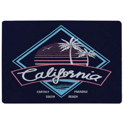 Benjamin Tate Design Neon California Special Soft Home Rug from B&Q