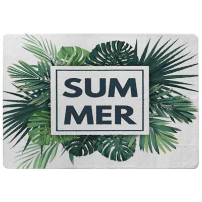 Benjamin Tate Design Botanical Summer Special Soft Home Rug from B&Q