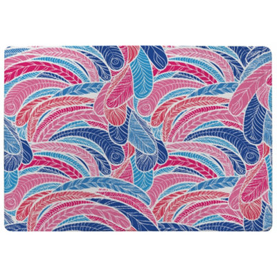 Benjamin Tate Design Boho Pink Special Soft Home Rug from B&Q
