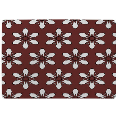 Benjamin Tate Design Modern Decorative Floral Pattern Special Soft Home Rug from B&Q