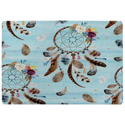 Benjamin Tate Design Native American Tribe Decor Special Soft Home Rug from B&Q