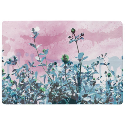 Benjamin Tate Design Berry Sky Special Soft Home Rug from B&Q