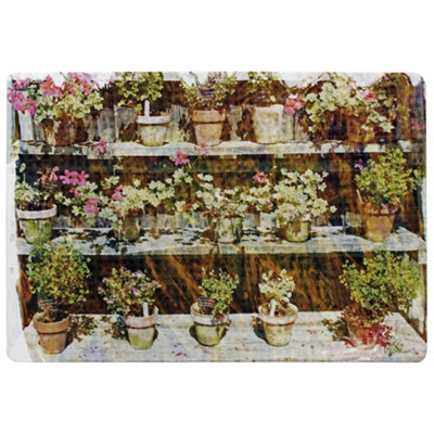 Benjamin Tate Design Plant Pots Special Soft Home Rug from B&Q
