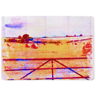 Benjamin Tate Design Hay Bale Vibe Special Soft Home Rug from B&Q