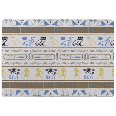 Benjamin Tate Design Heiroglyphs Special Soft Home Rug from B&Q