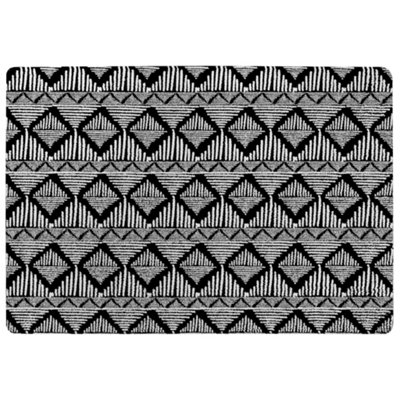 Benjamin Tate Design Geometric Line Pattern Special Soft Home Rug from B&Q