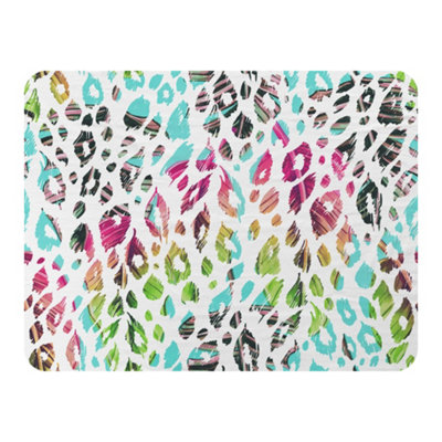 Andrew Lee Multi Coloured Leopard Spots (Blanket) / Default Title from B&Q