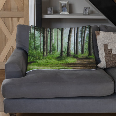 Andrew Lee Beautiful Summer Forest With Different Trees (Blanket) / Default Title from B&Q