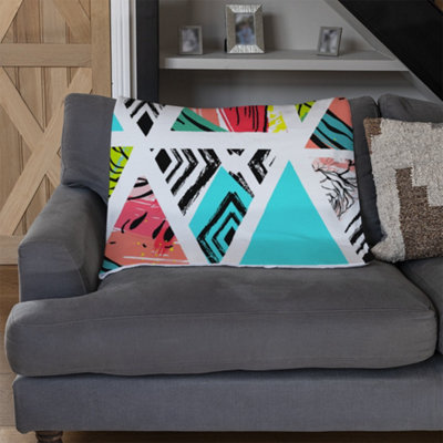 Andrew Lee Aztec And Tropical Palm Leaves (Blanket) / Default Title from B&Q