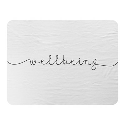 Andrew Lee Text Wellbeing (Blanket) / Default Title from B&Q