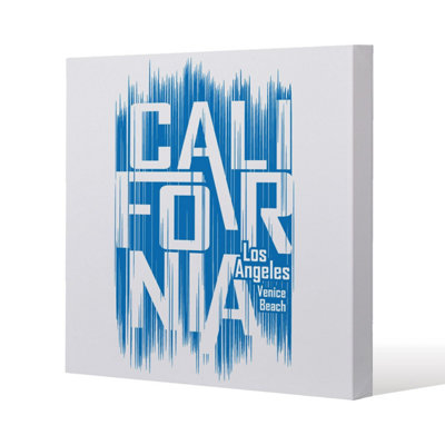 Andrew Lee California Venice Beach (Canvas Print) / 101 X 101 X 4Cm from B&Q