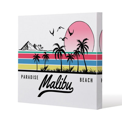 Andrew Lee Malibu (Canvas Print) / 101 X 101 X 4Cm from B&Q