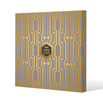 Andrew Lee Art Deco Style (Canvas Print) / 101 X 101 X 4Cm from B&Q