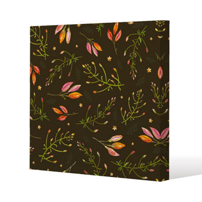 Andrew Lee Green Branches (Canvas Print) / 101 X 101 X 4Cm from B&Q