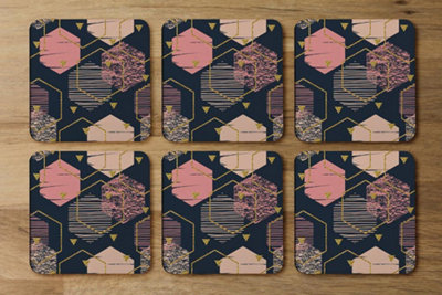 Andrew Lee Hexagons (Coaster) / Default Title from B&Q