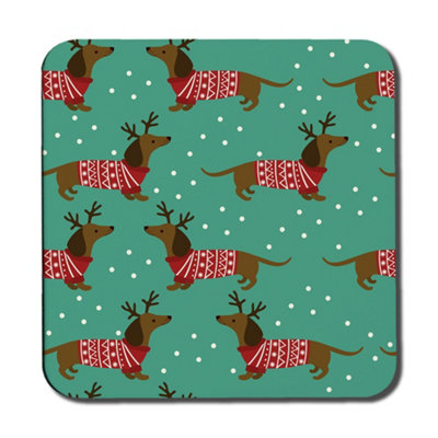 Andrew Lee Dutchshunds In Christmas (Coaster) / Default Title from B&Q