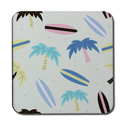 Andrew Lee Surf Boards & Palm Trees (Coaster) / Default Title from B&Q