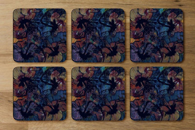 Andrew Lee Grunge Flower Print (Coaster) / Default Title from B&Q