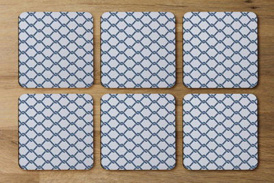Andrew Lee Navy Chainlink Rope (Coaster) / Default Title from B&Q
