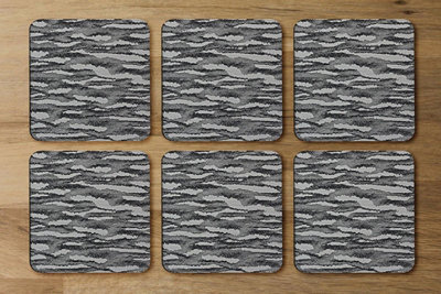 Andrew Lee Grunged Stripes (Coaster) / Default Title from B&Q