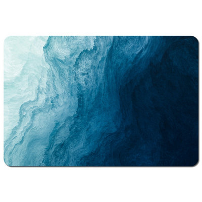 Andrew Lee Abstract Blue Liquid Fluid (Placemat) / Default Title from B&Q