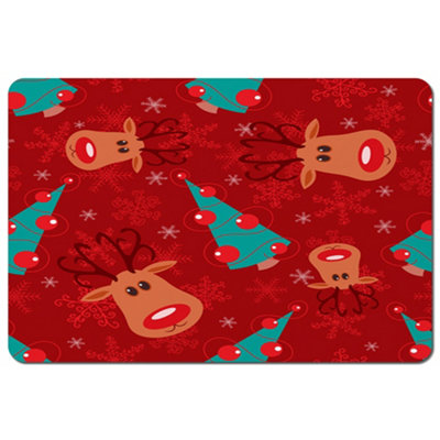Andrew Lee Reindeer And Tree Pattern (Placemat) / Default Title from B&Q