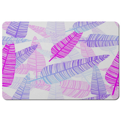 Andrew Lee Purple Feathers (Placemat) / Default Title from B&Q