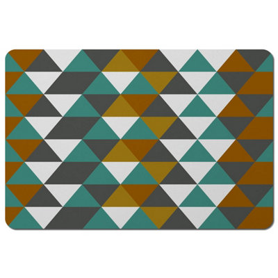 Andrew Lee Autumn Geometric Triangles (Placemat) / Default Title from B&Q