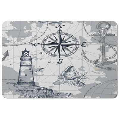 Andrew Lee Compass & Map (Placemat) / Default Title Size 6